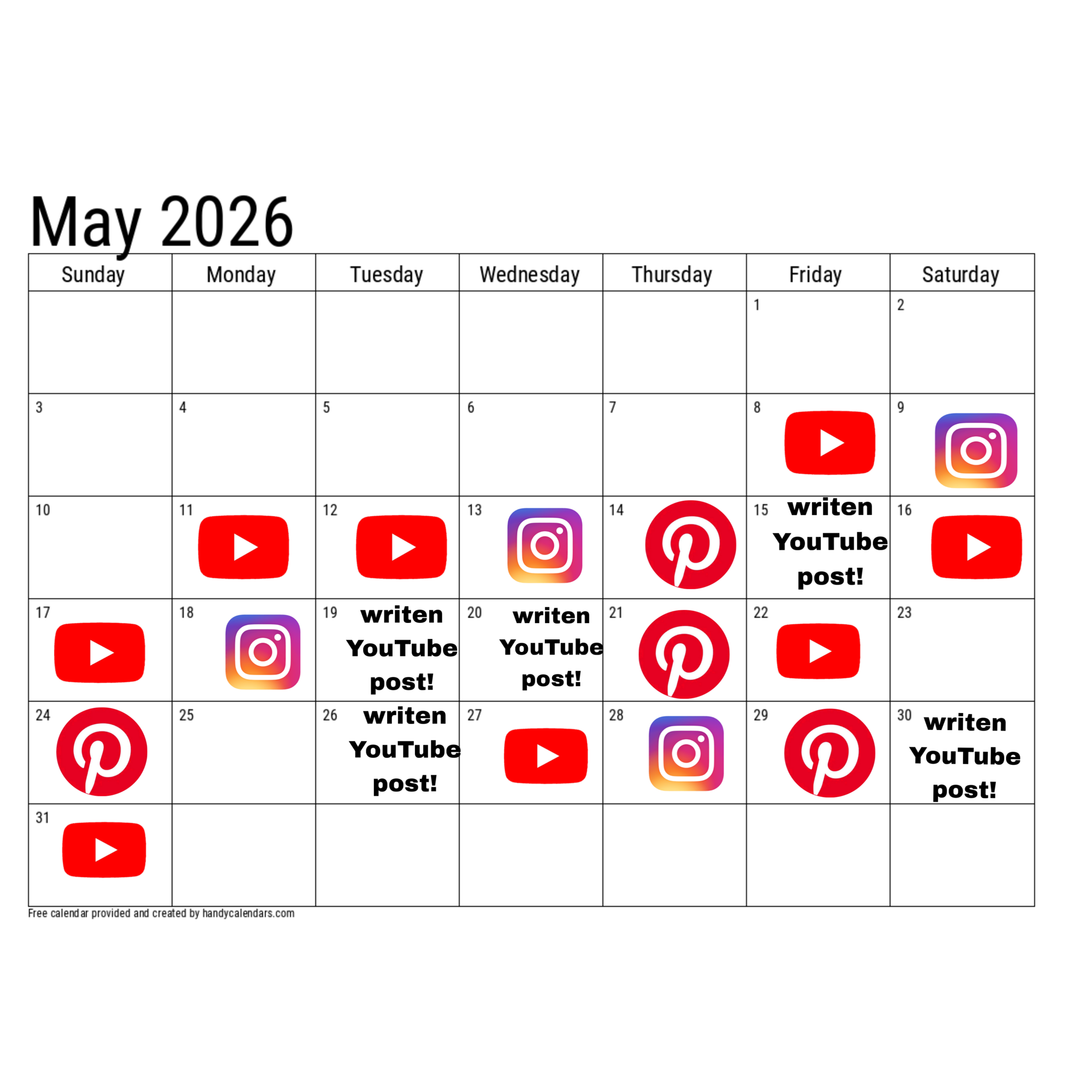 🦴posting schedule⭐️